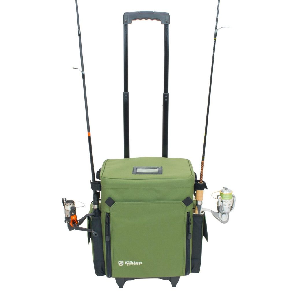 Elkton Outdoors Rolling Tackle Box
