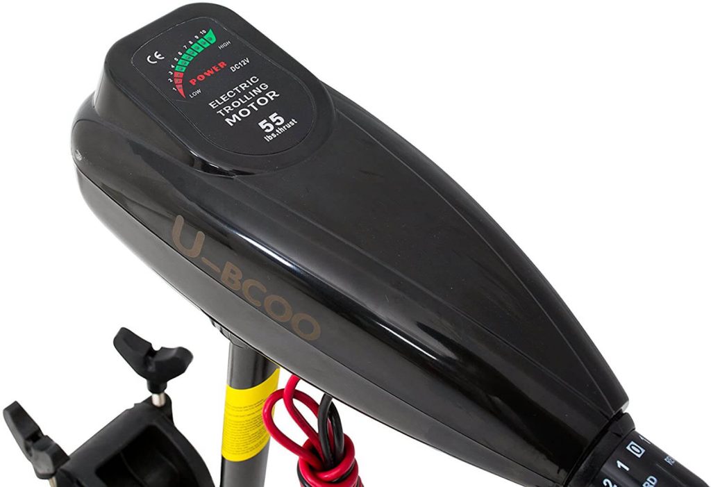 U-BCOO 8 Speed Saltwater Transom Mounted Electric Trolling Motor