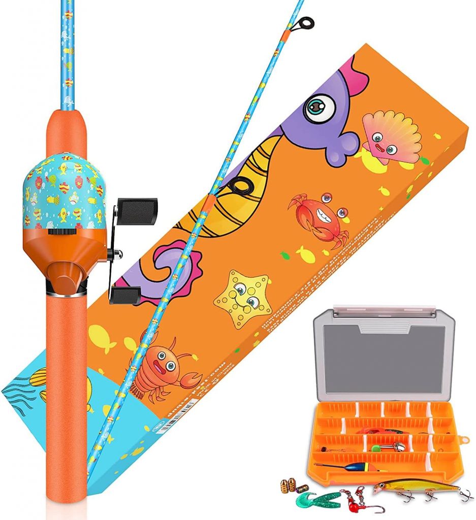 QudraKast Kids Fishing Pole.