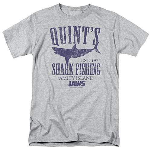 Jaws Movie Quints Shark Fishing T Shirt