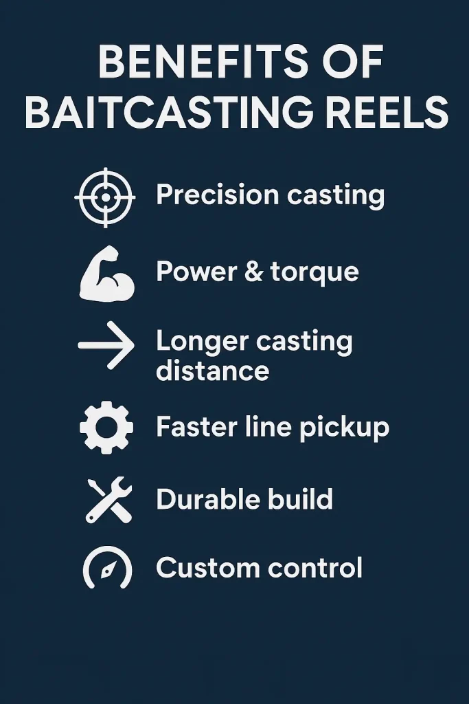 Benefits of Using a Baitcasting Reel