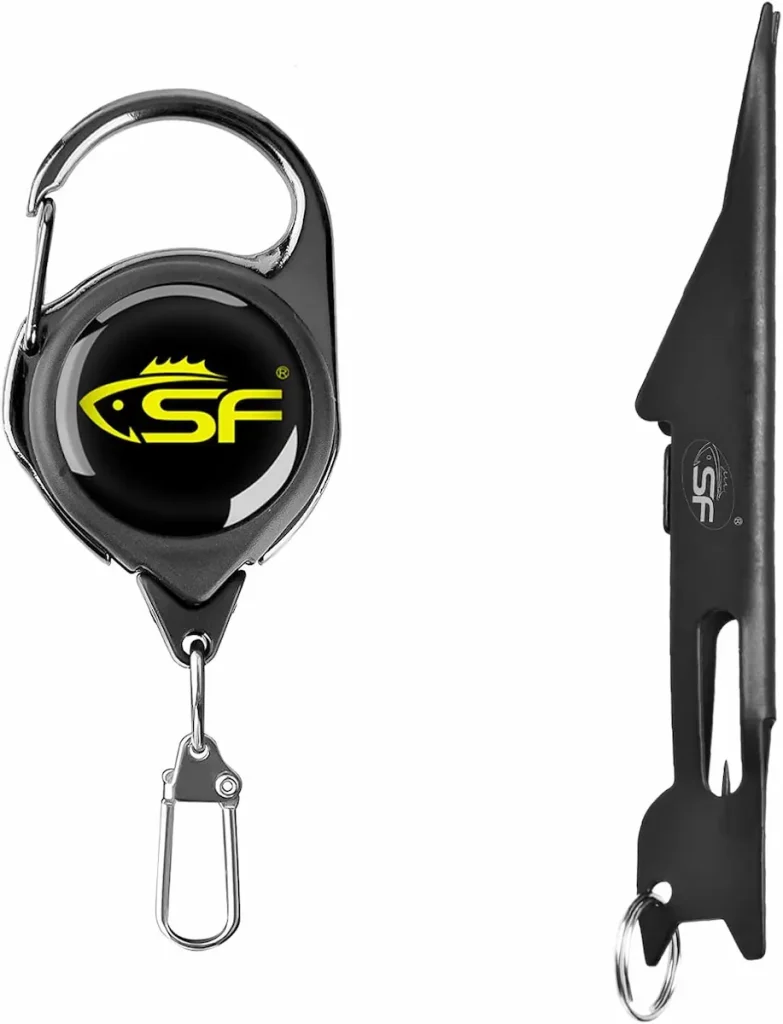 SF 3 in 1 Black Fly Fishing Nipper Fly Line Cutter Knot Tying Tool