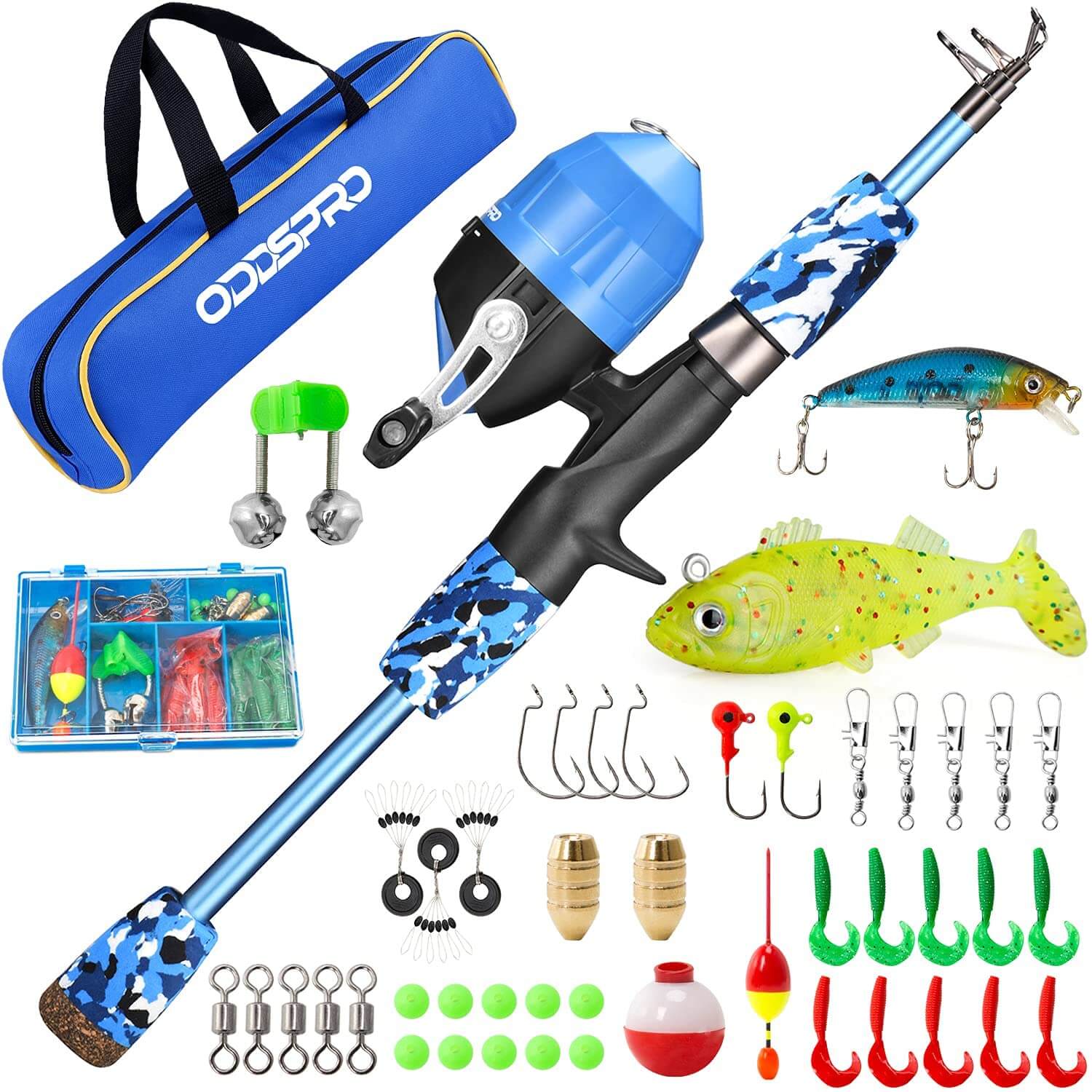 Introduce The Next Generation To Fishing The Best Fishing Pole For   ODDSPRO Kids Fishing Pole 