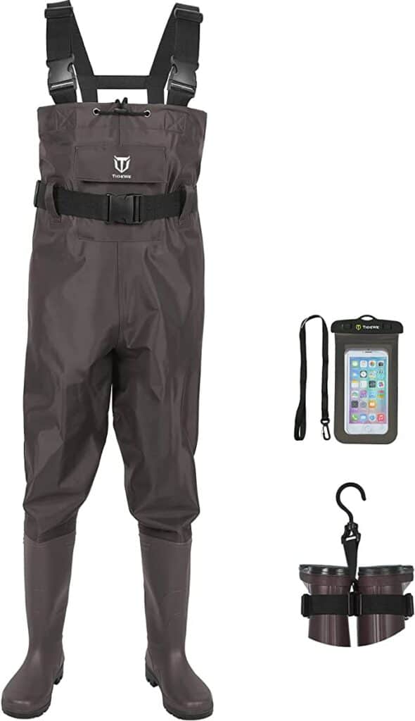 TideWe Bootfoot Chest Wader With Boot