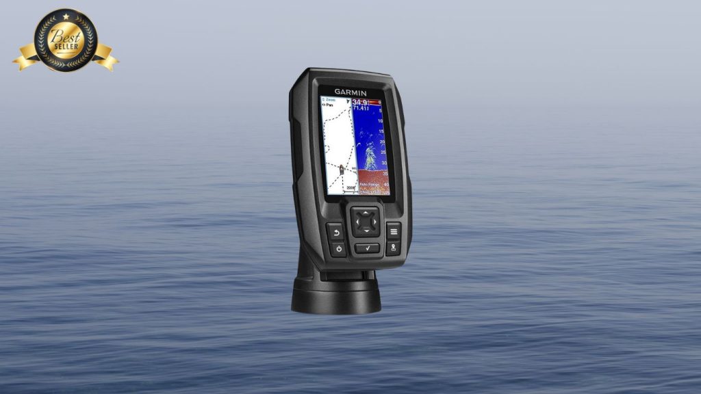 Garmin 010-01550-00 Striker 4 with Transducer, 3.5" GPS Fishfinder with Chirp