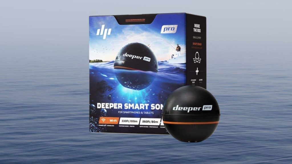 Deeper PRO Smart Sonar Castable and Portable Smart Sonar WiFi Fish Finder for Kayaks and Boats on Shore Ice Fishing Fish Finder