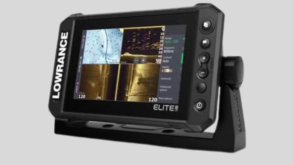 Lowrance Elite FS 7 Fish Finder with Active Imaging 3-in-1 Transducer, Preloaded C-MAP Contour+ Charts