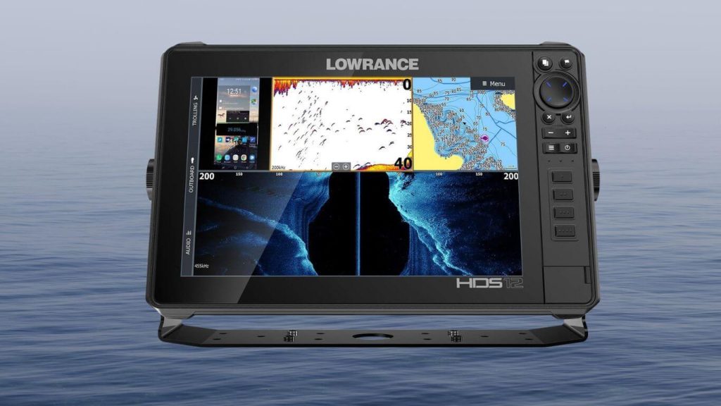 Lowrance HDS-Live Fish Finder, Multi-Touch Screen, Live Sonar Compatible, Preloaded C-MAP US Enhanced Mapping