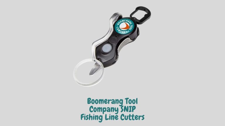 Boomerang Tool Company SNIP Fishing Line Cutters with Retractable Tether and Stainless Steel Blades that Cut Braid, Mono and Fluoro Lines Clean and Smooth!