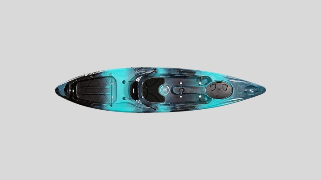 Perception Pescador 12 | Sit on Top Fishing Kayak with Front Storage Well | Large Rear Storage and Dual Rod Holders
