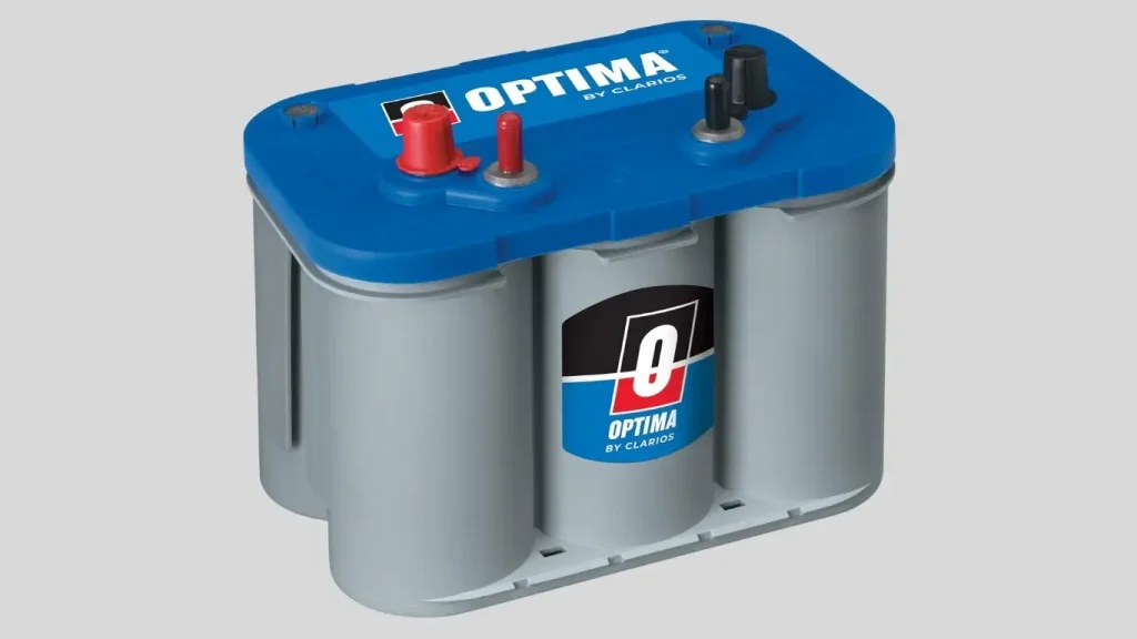 OPTIMA Batteries High Performance D34M BlueTop Dual Purpose Deep Cycle and Starting Sealed AGM Boat and RV Battery